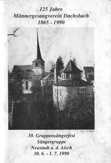 125 Jahre Männergesangverein Dachsbach